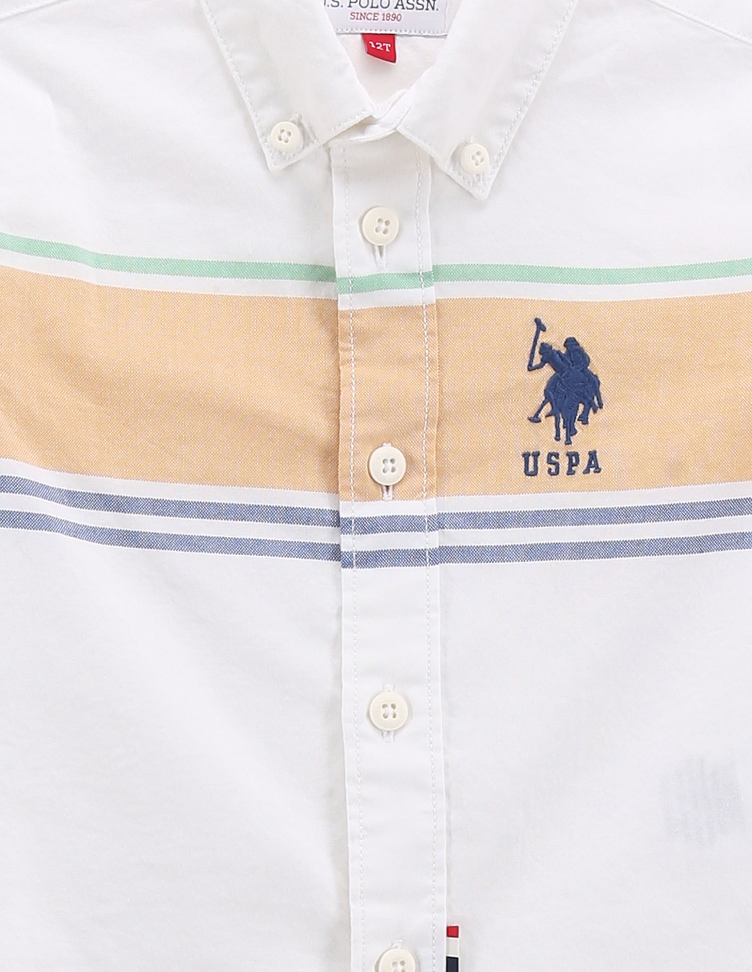 U.S. Polo Assn. Kids Boys Oxford Cotton Shirt
