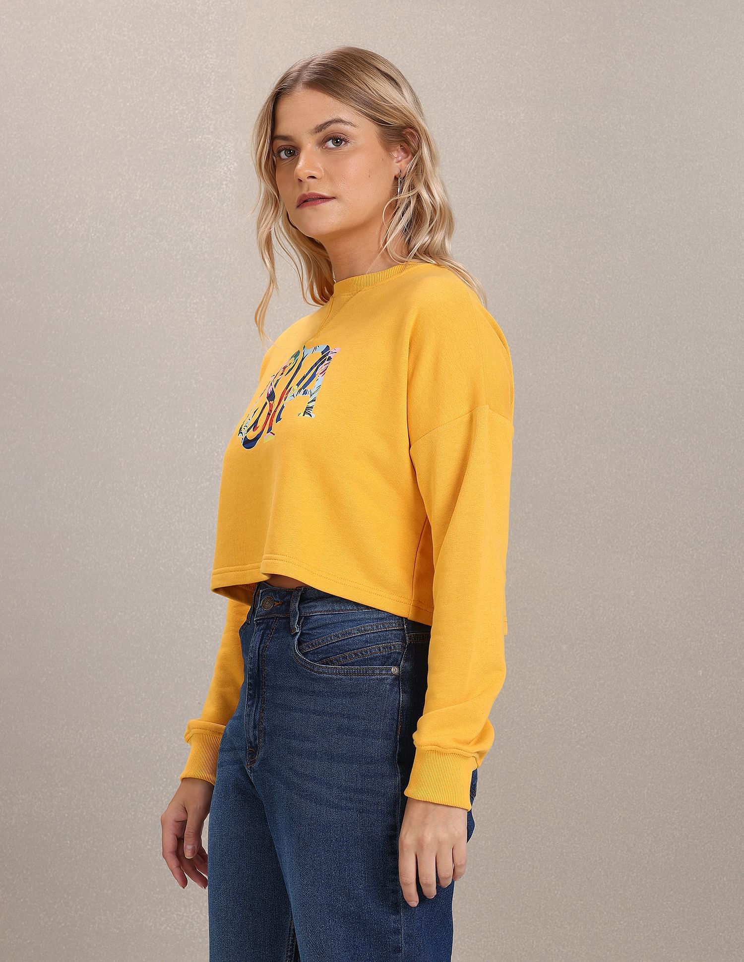 Polo shop cropped sweatshirt