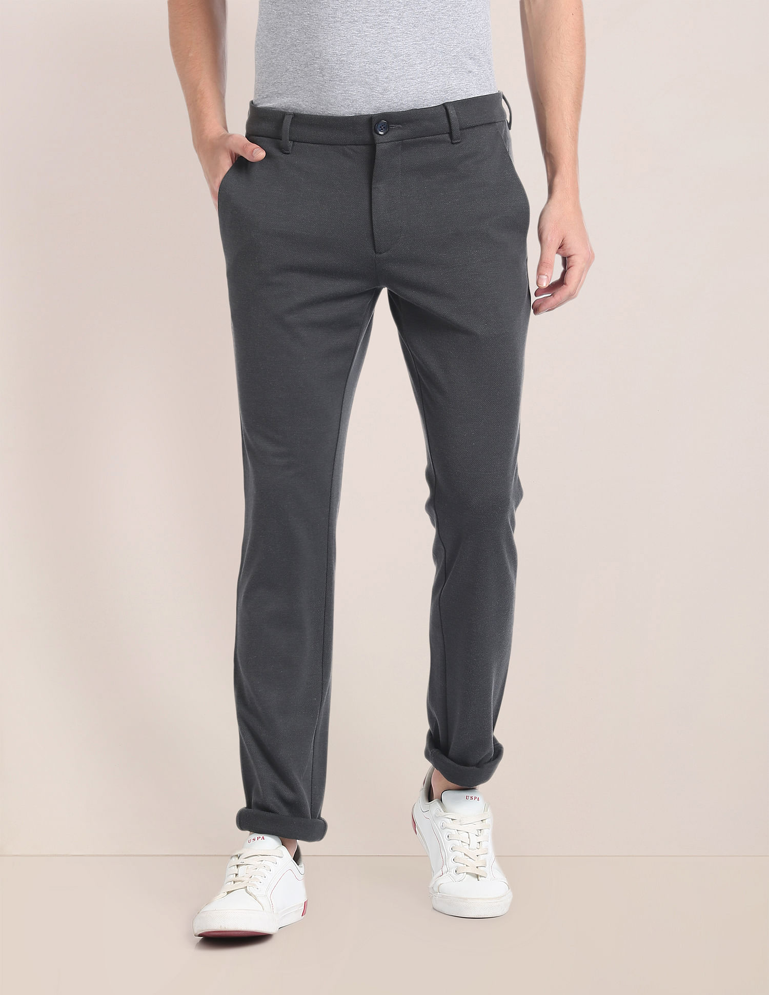 U.S. Polo Assn. Austin Trim Regular Fit Knit Trousers