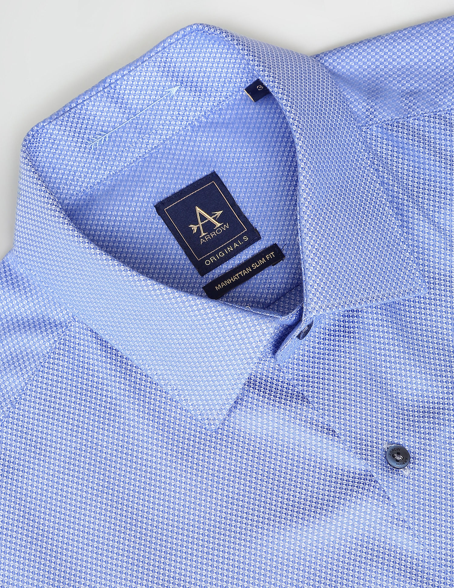 Arrow Manhattan Slim Fit Dobby Shirt