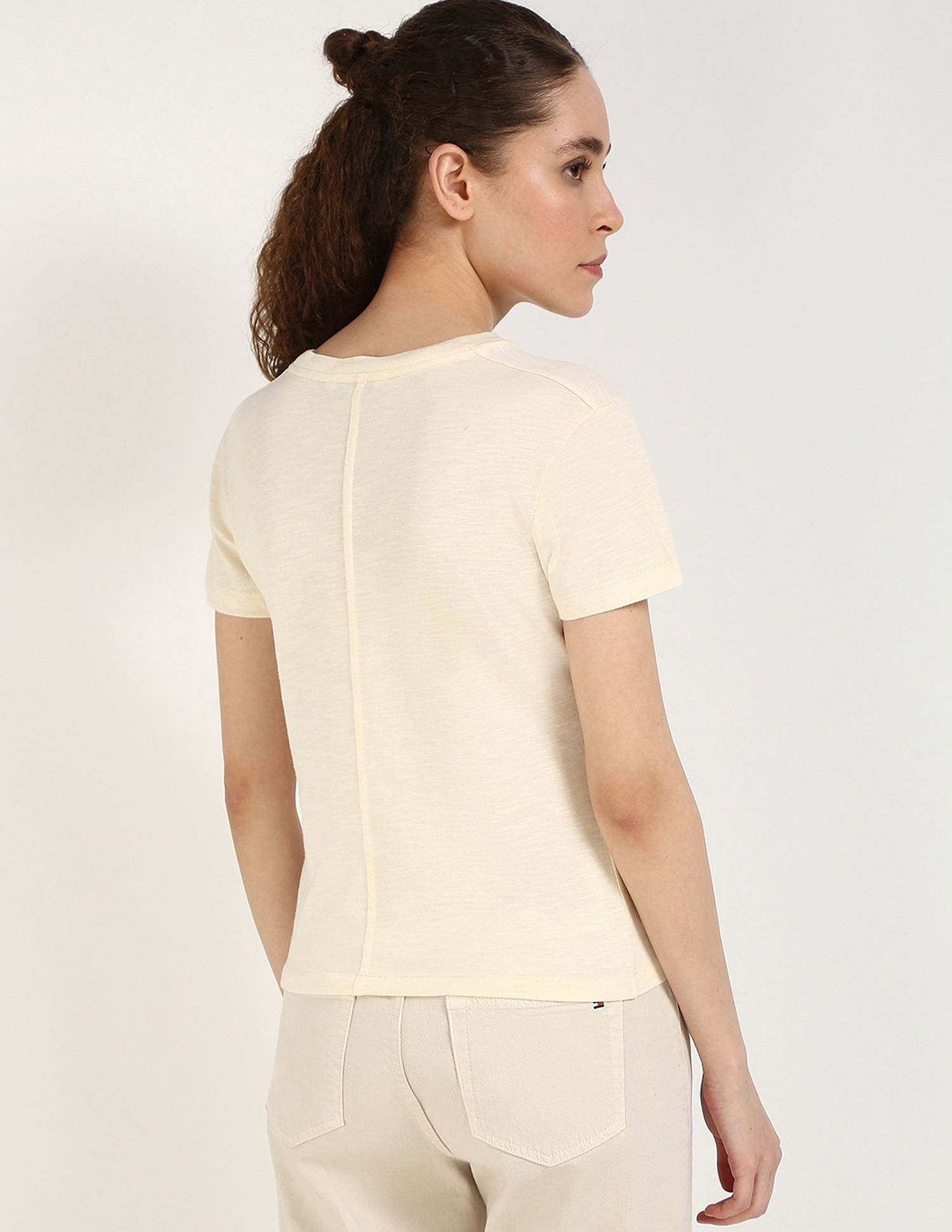 Tommy Hilfiger Solid Regular-Fit Cotton T-Shirt