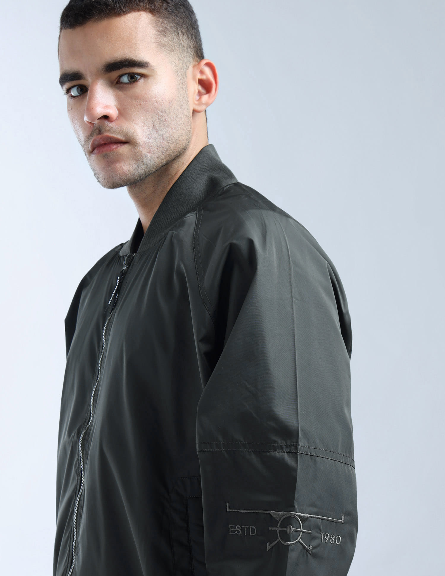 Buy Flying Machine Oversized Fit Solid Jacket - NNNOW.com