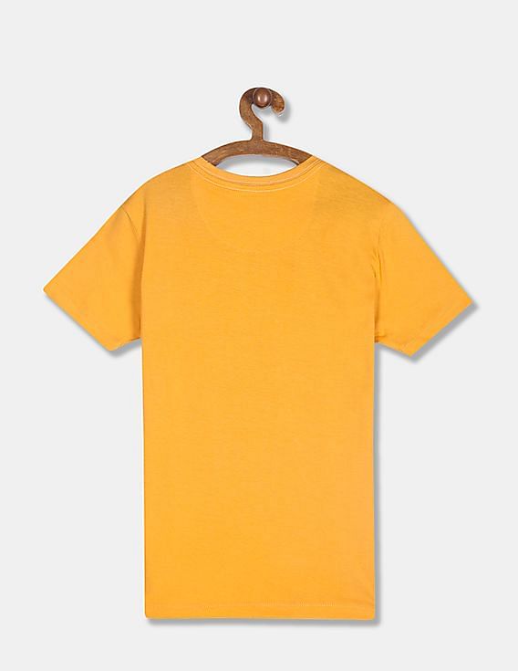 U.S. Polo Assn. Kids Crew Neck Brand Print T-Shirt