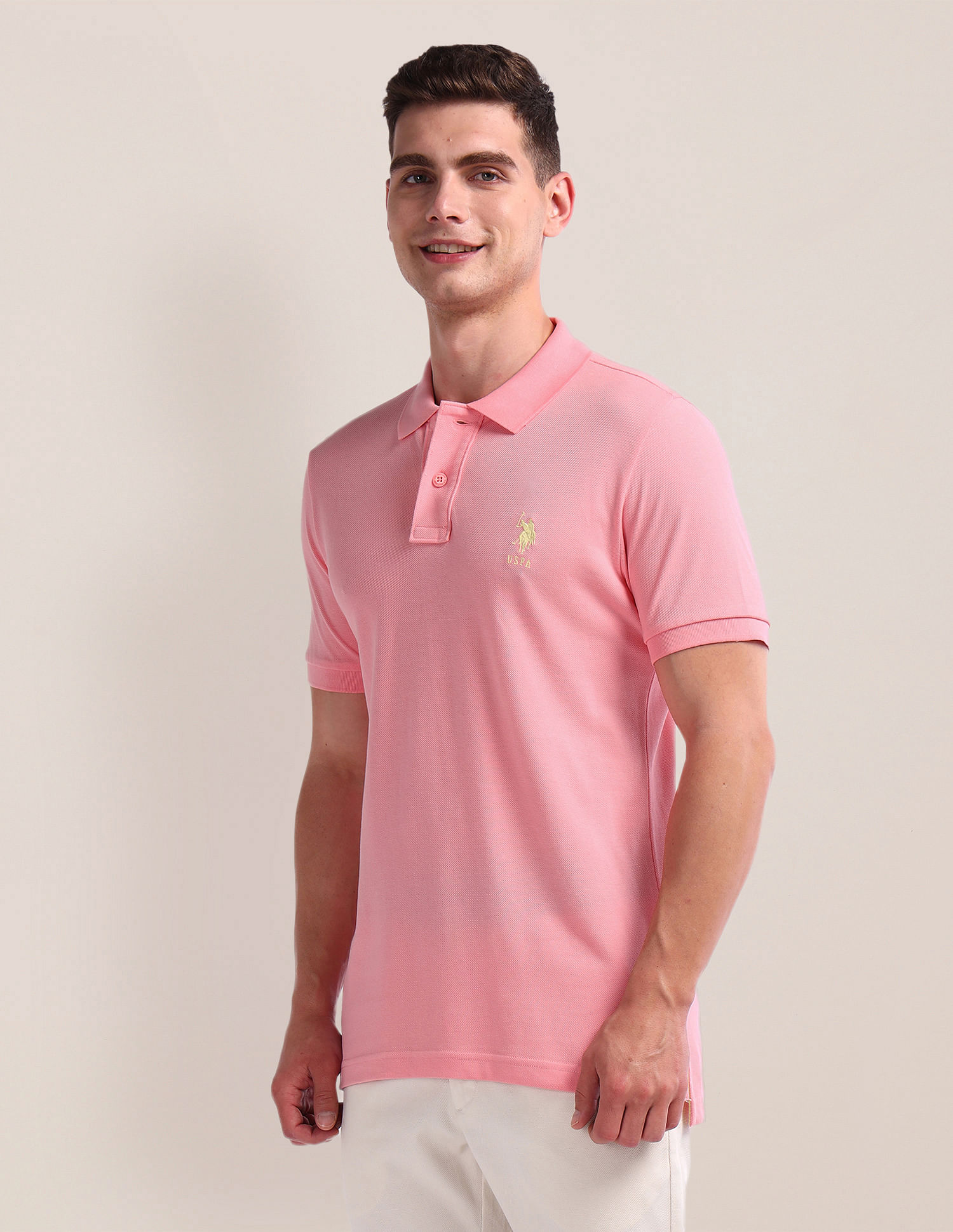 U.S. Polo Assn. Short Sleeve Solid Polo Shirt