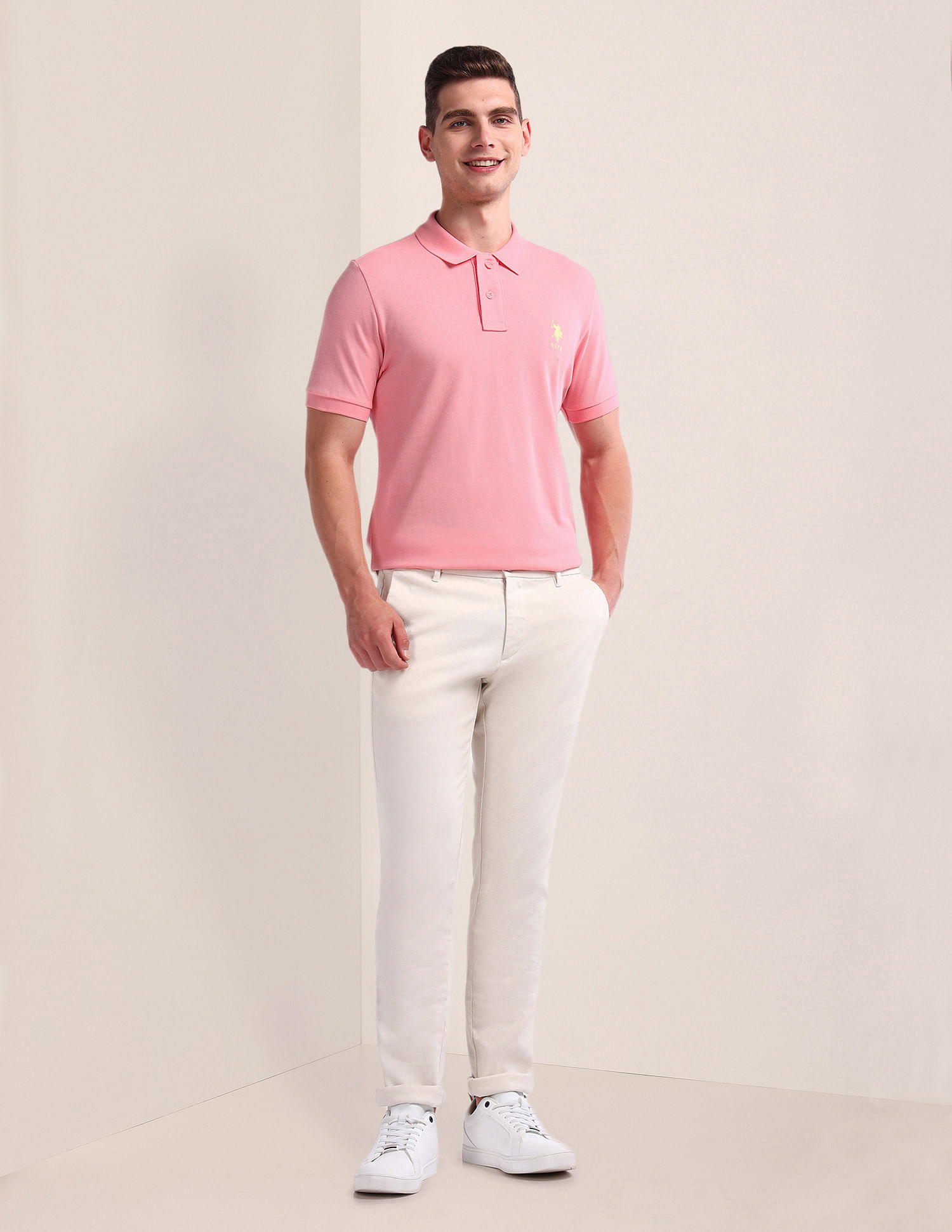 U.S. Polo Assn. Short Sleeve Solid Polo Shirt