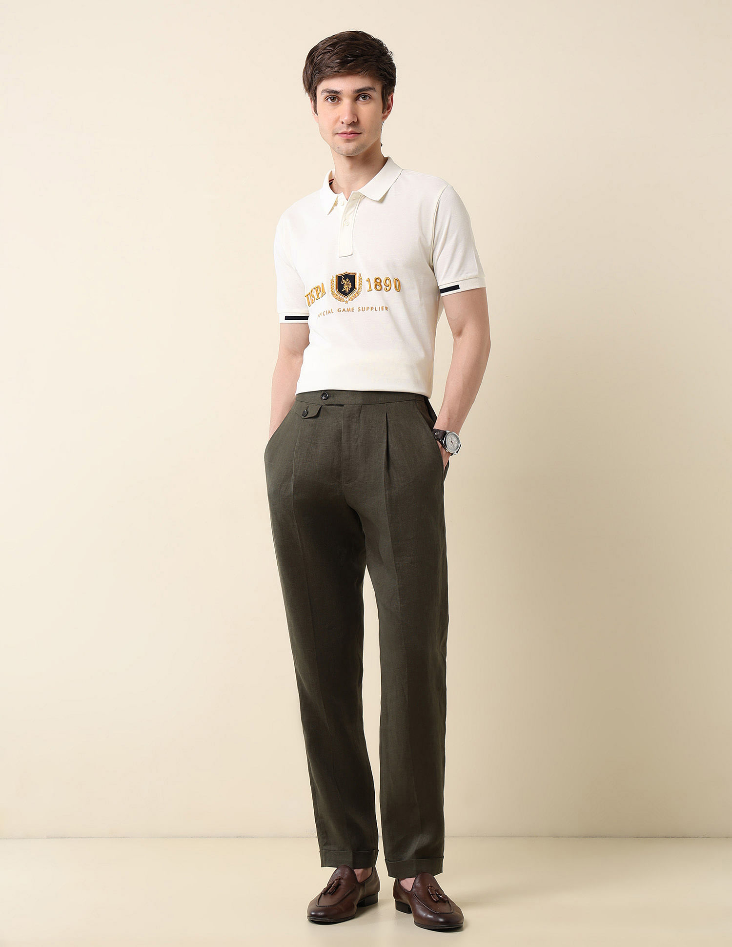 U.S. Polo Assn. Brand Embroidered Classic Polo Shirt