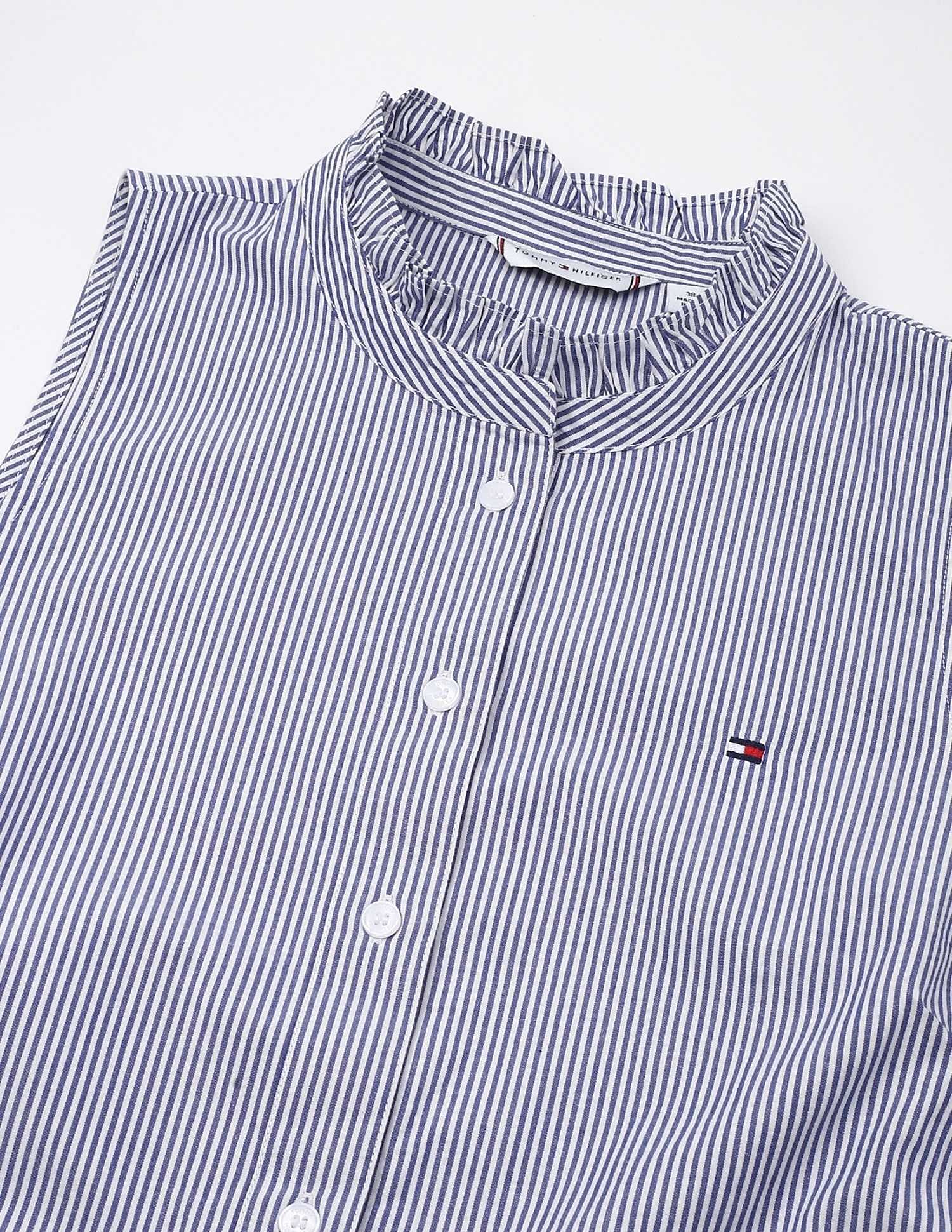 Tommy Hilfiger Striped Regular-Fit Cotton Shirt