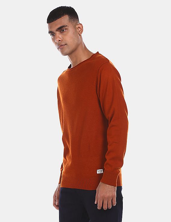 Mens rust outlet sweater