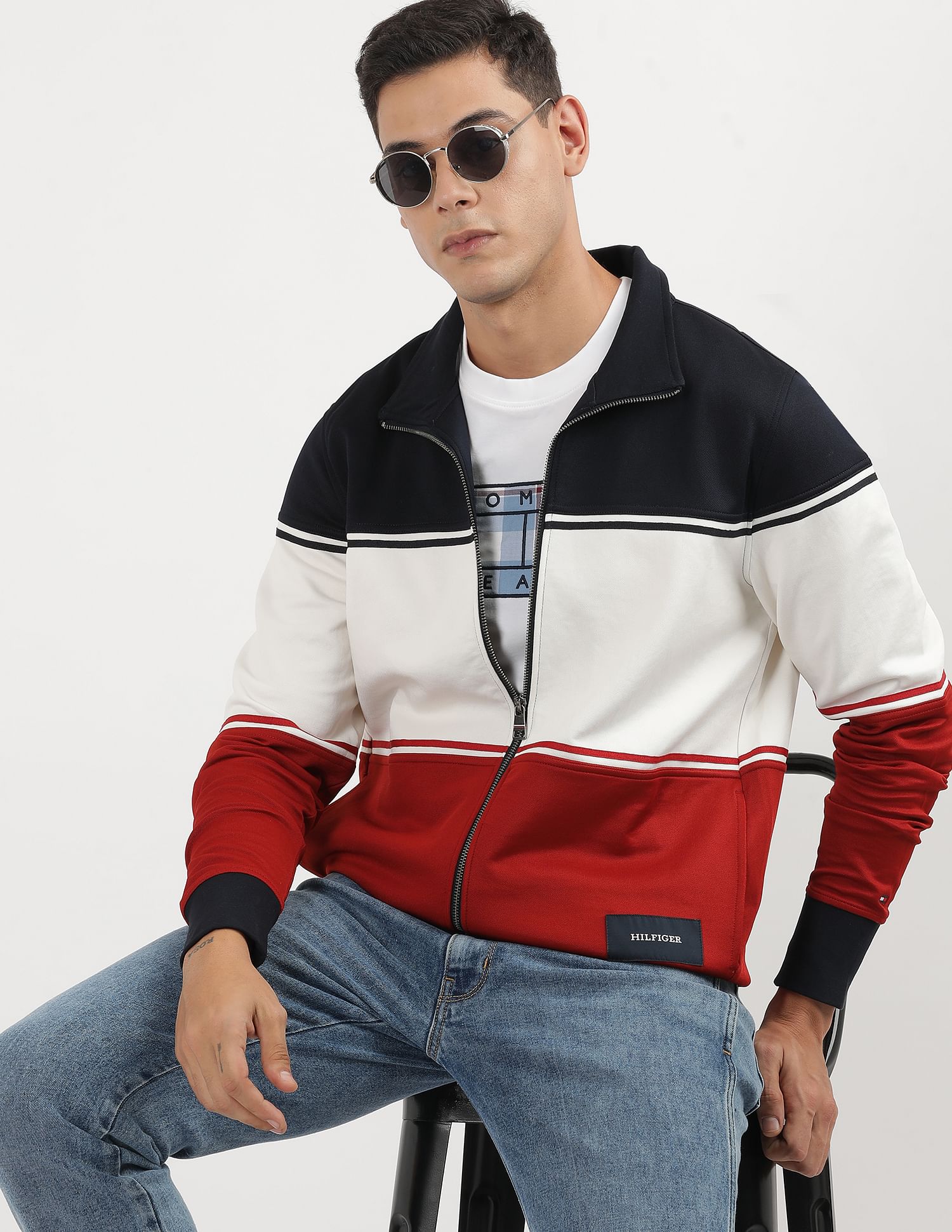 Tommy Hilfiger Sustainable Colour Block Sweatshirt