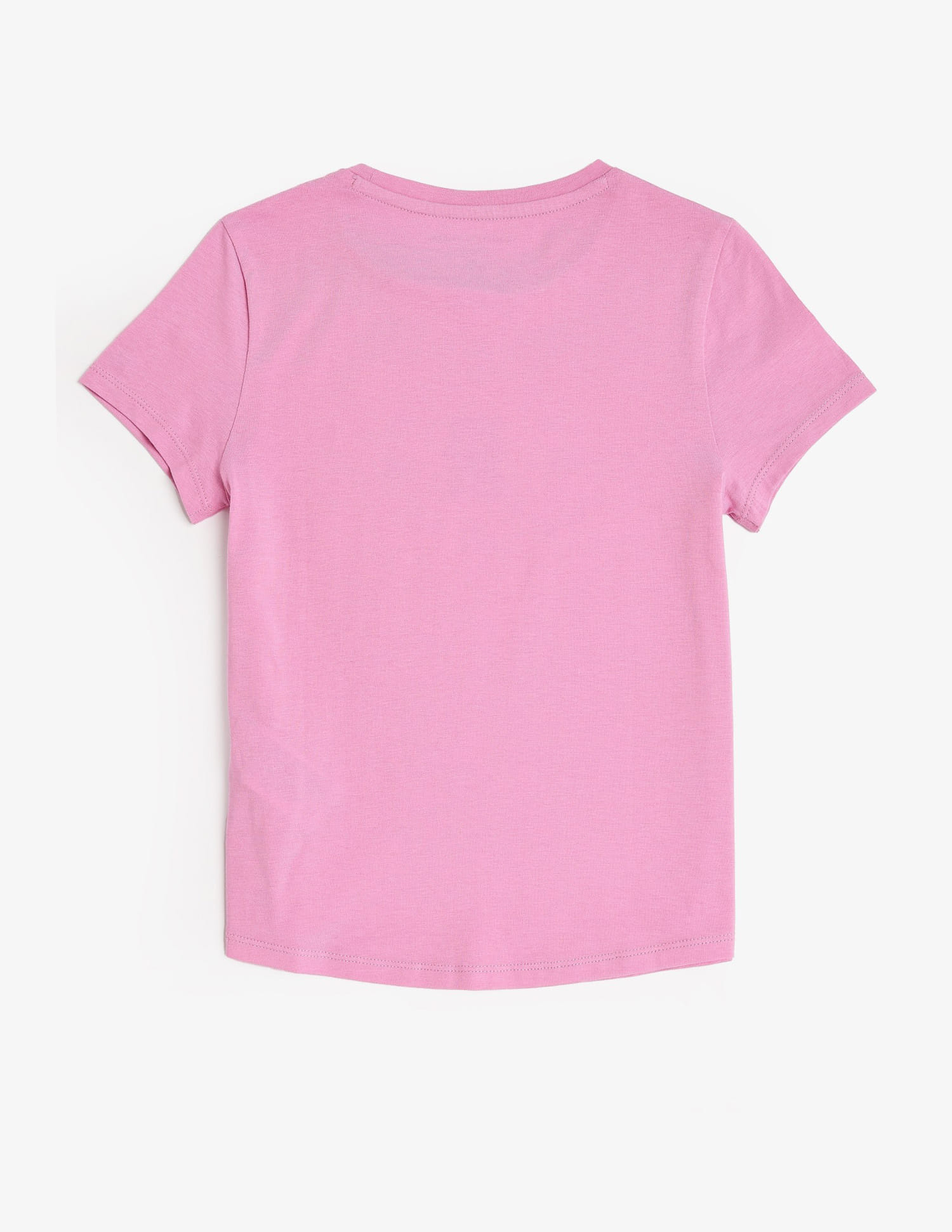 Buy Tommy Hilfiger Kids Girls Logo Regular Fit Cotton T-Shirt