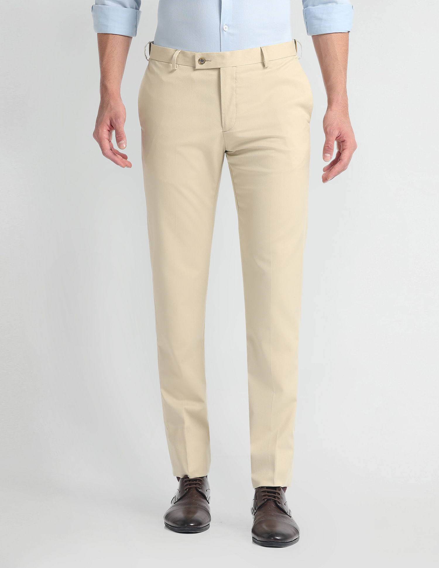 Arrow Tailored Fit Dobby Trousers