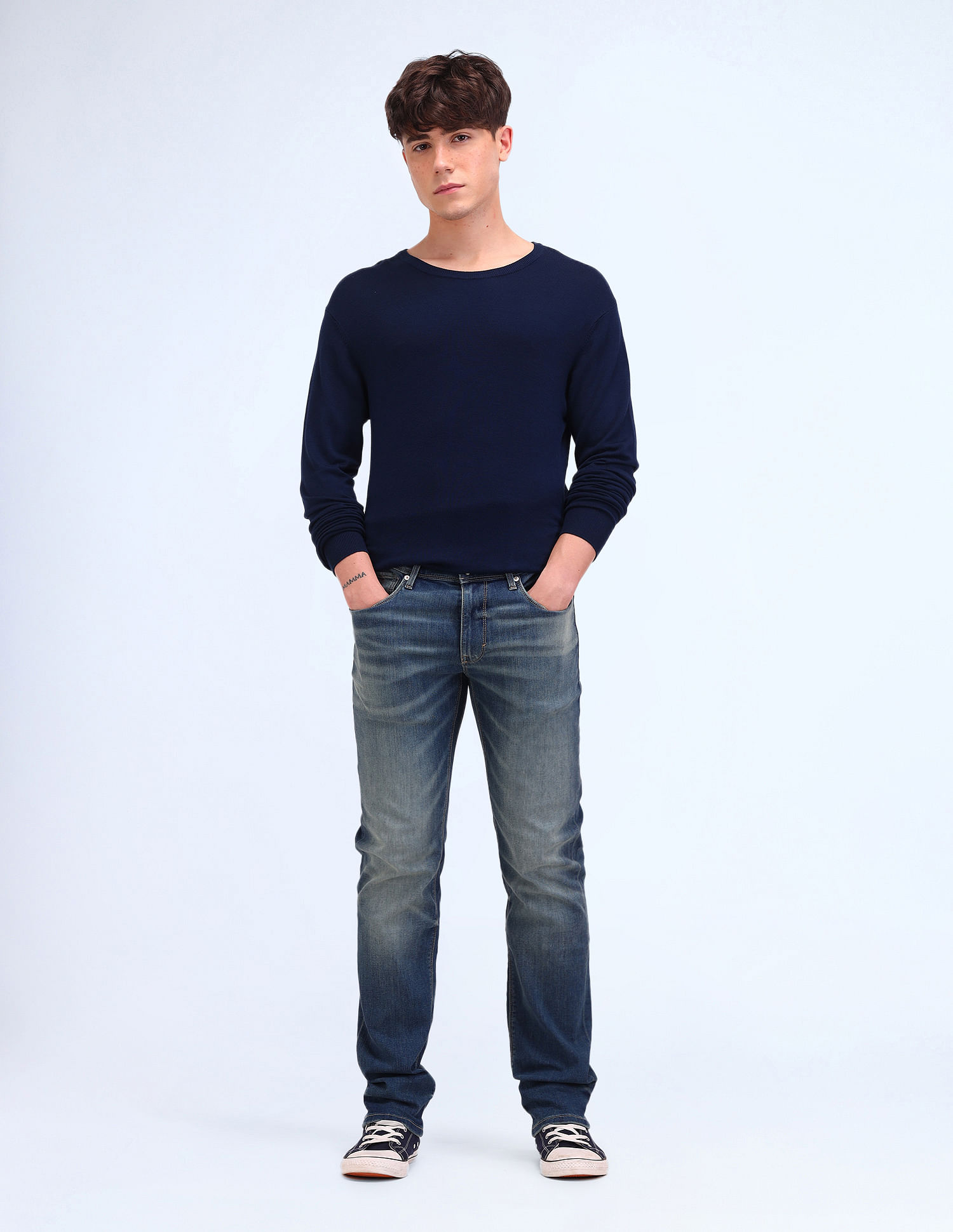 Flying Machine Freddie Slim Straight Fit Jeans