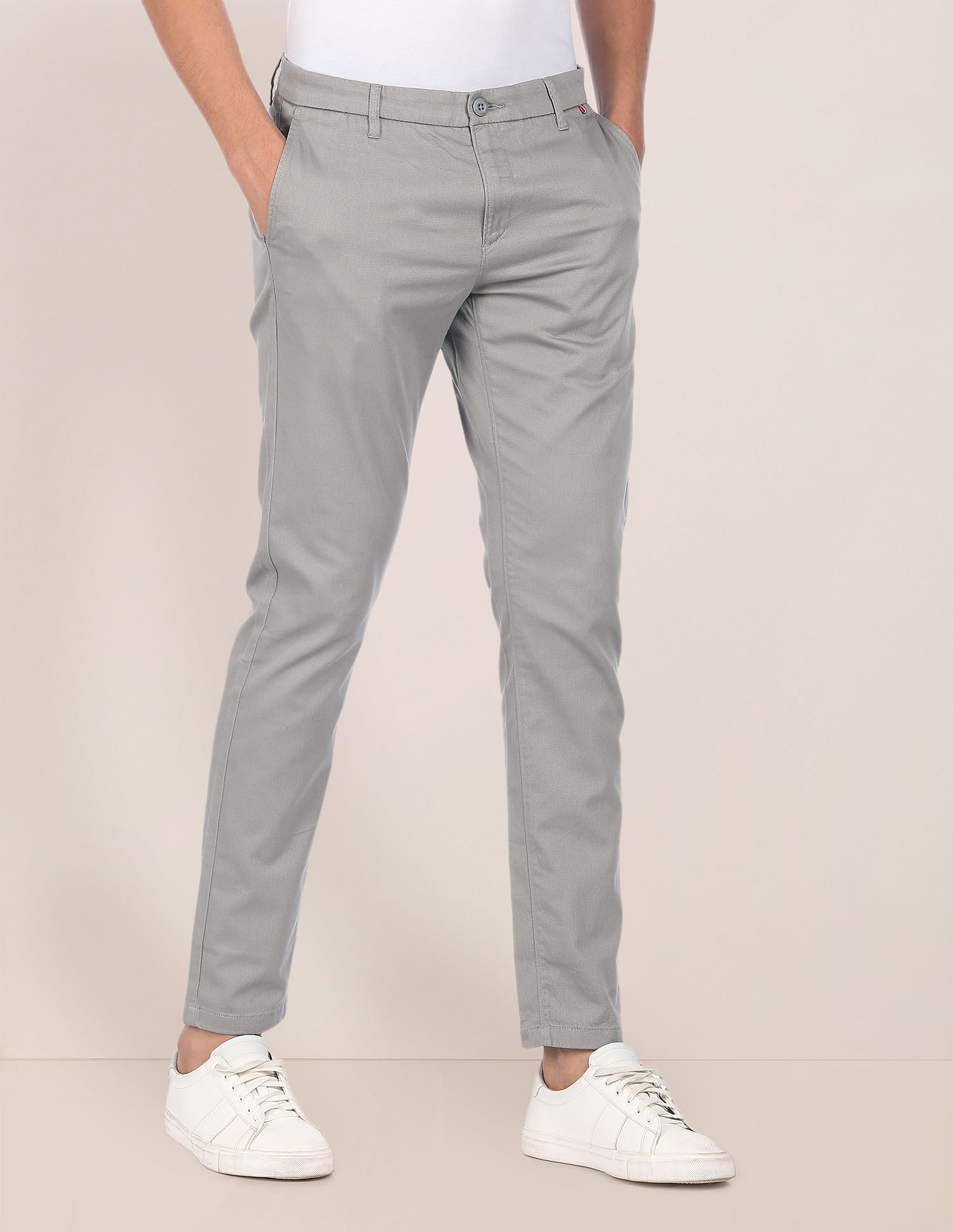 Buy online Men Mid Rise Flat Front Formal Trouser from Bottom Wear for Men  by Solemio for ₹700 at 56% off | 2024 Limeroad.com