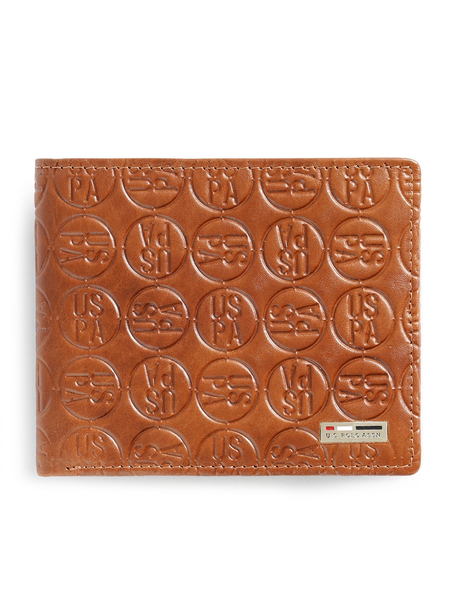 U.S. Polo Assn. Bi-Fold Brand Debossed Wallet