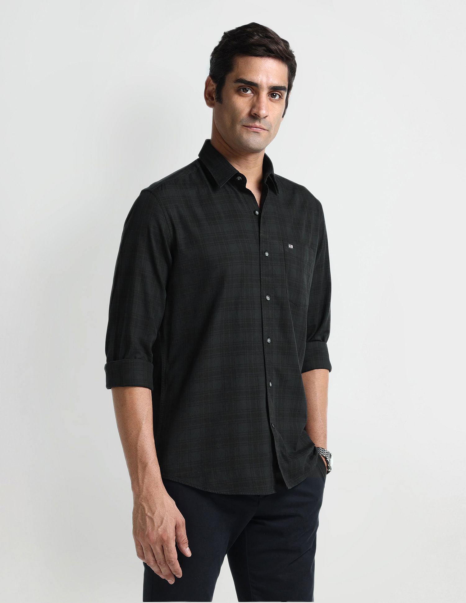 Arrow Sport Tartan Check Cotton Shirt