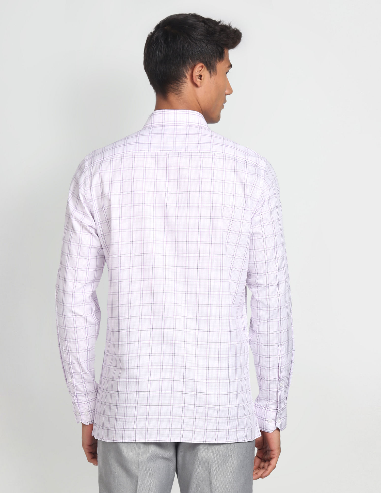 Arrow Tartan Check Twill Formal Shirt