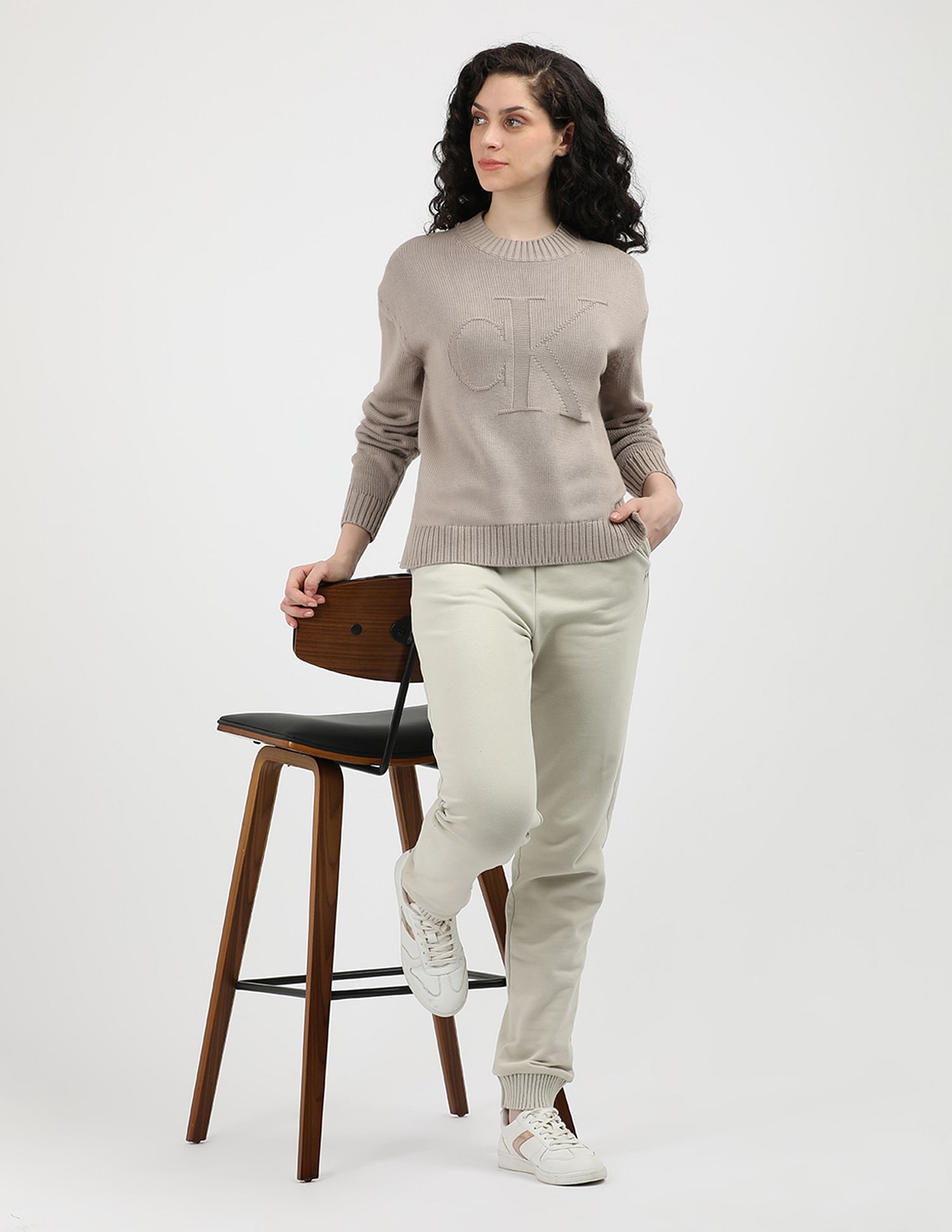 Calvin Klein Jeans Intarsia Loose Sweater