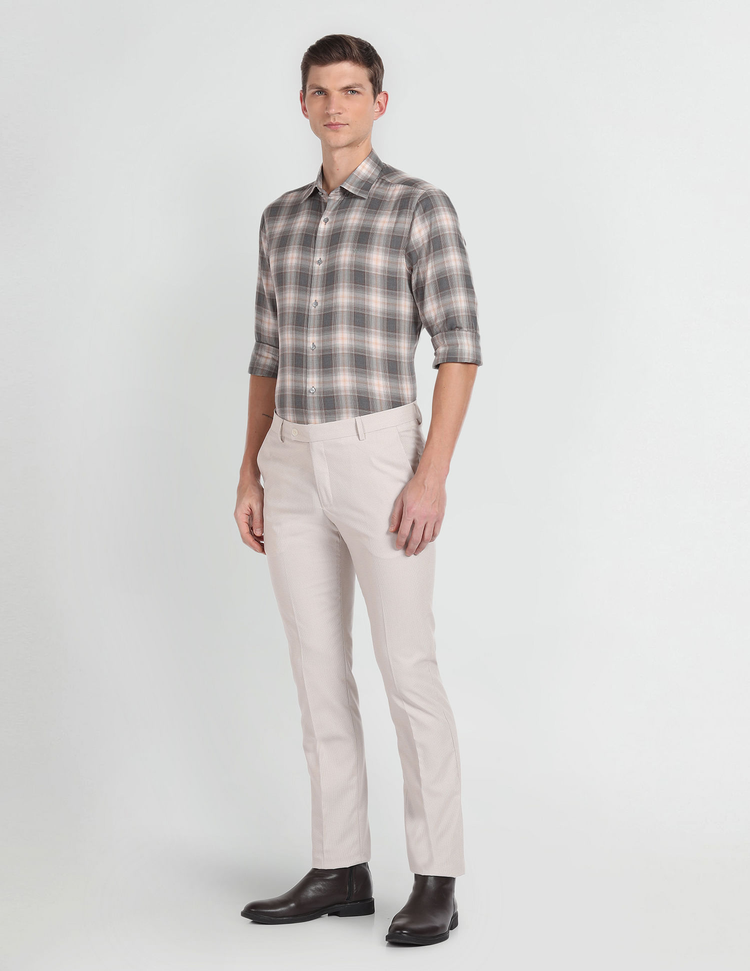 Arrow Tartan Check Twill Shirt