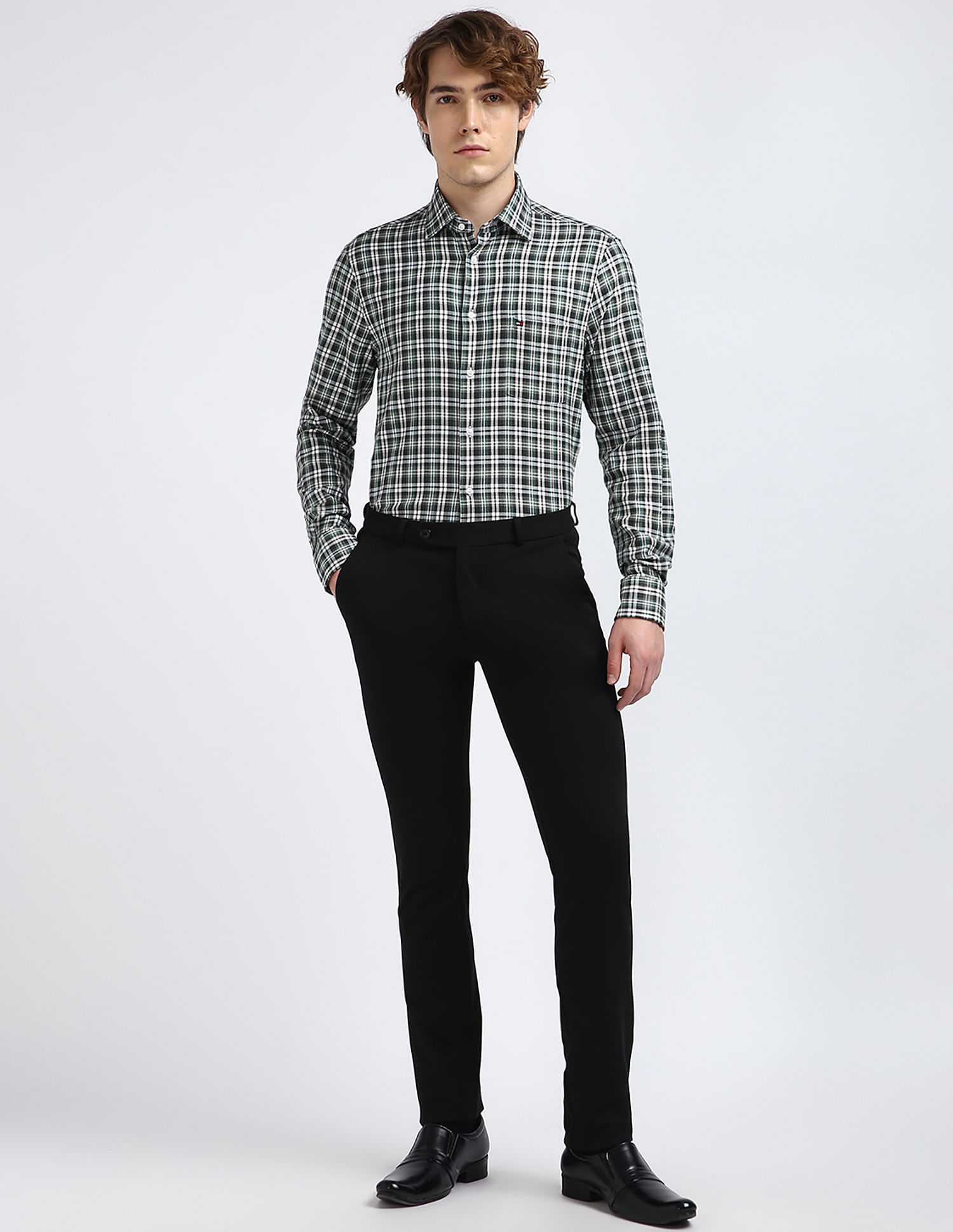 Tommy Hilfiger Large Checked Slim Fit Shirt