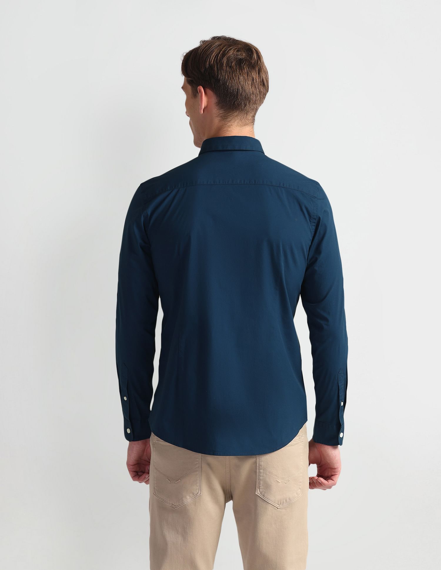 U.S. Polo Assn. Denim Co. Spread Collar Twill Shirt