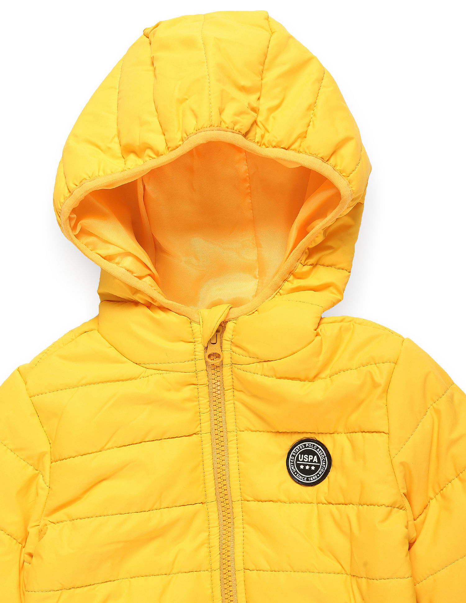 Orange puffer cheap jacket boys