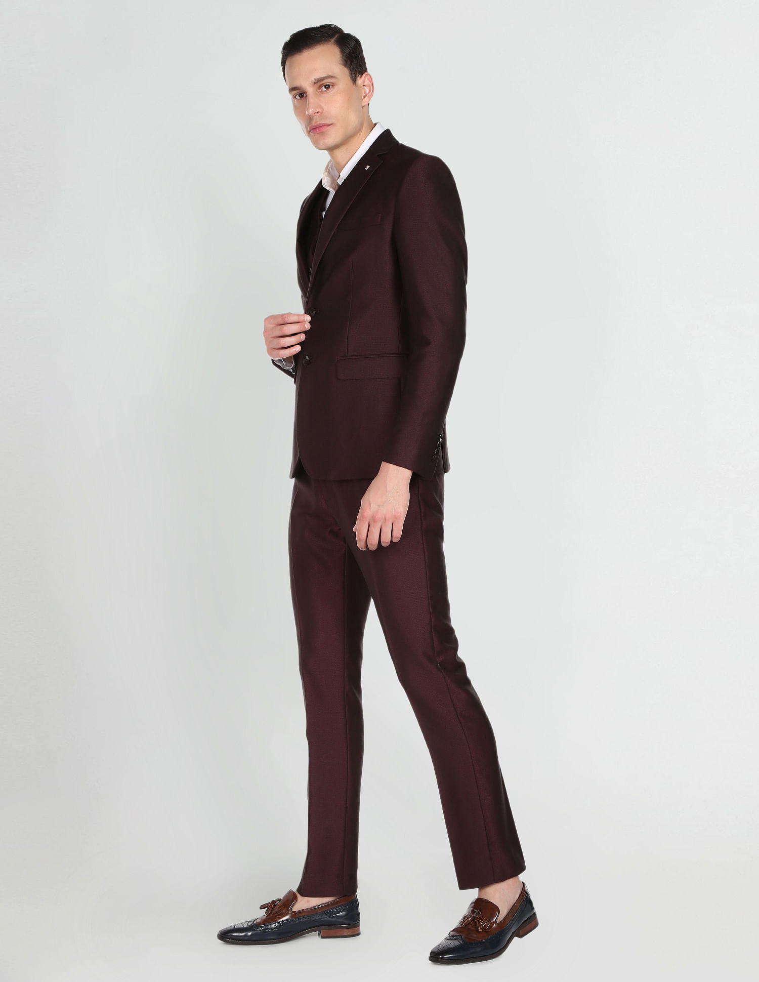 Burgundy Suits | Wine Red Suits | Suit Direct