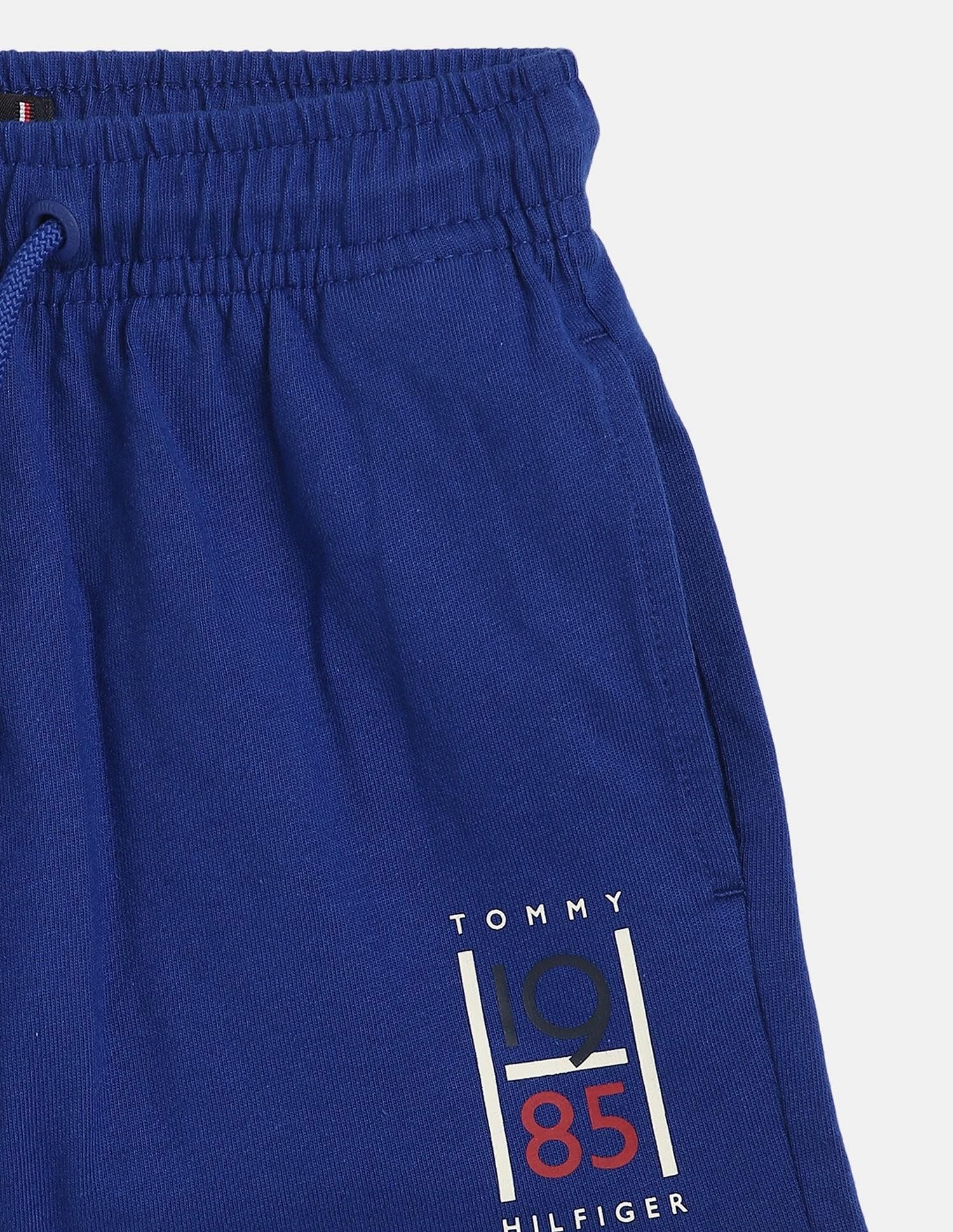 Tommy Hilfiger Kids Boys Logo Regular-Fit Cotton Shorts