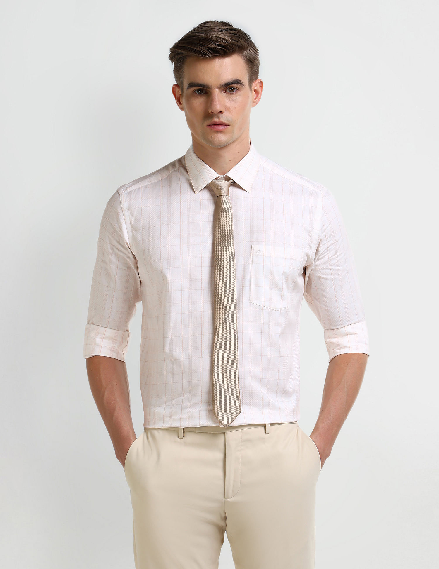 Arrow Tartan Checked Dobby Shirt