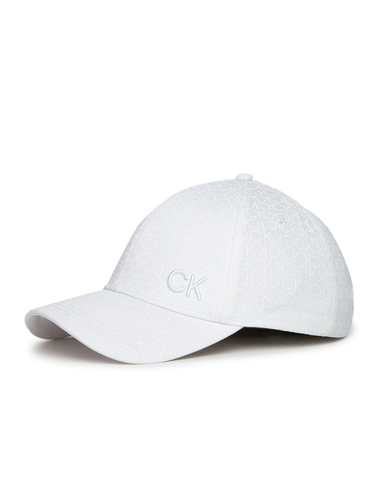 Buy Calvin Klein Monogram Print Organic Cotton Cap - NNNOW.com