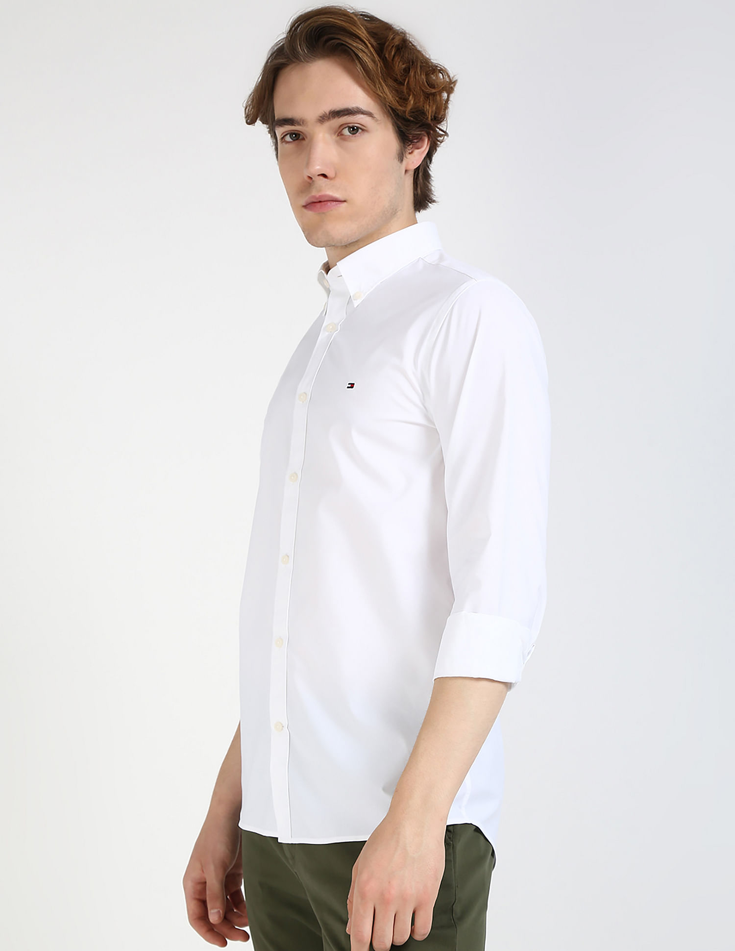 Tommy Hilfiger Performance Poplin Slim Fit Shirt
