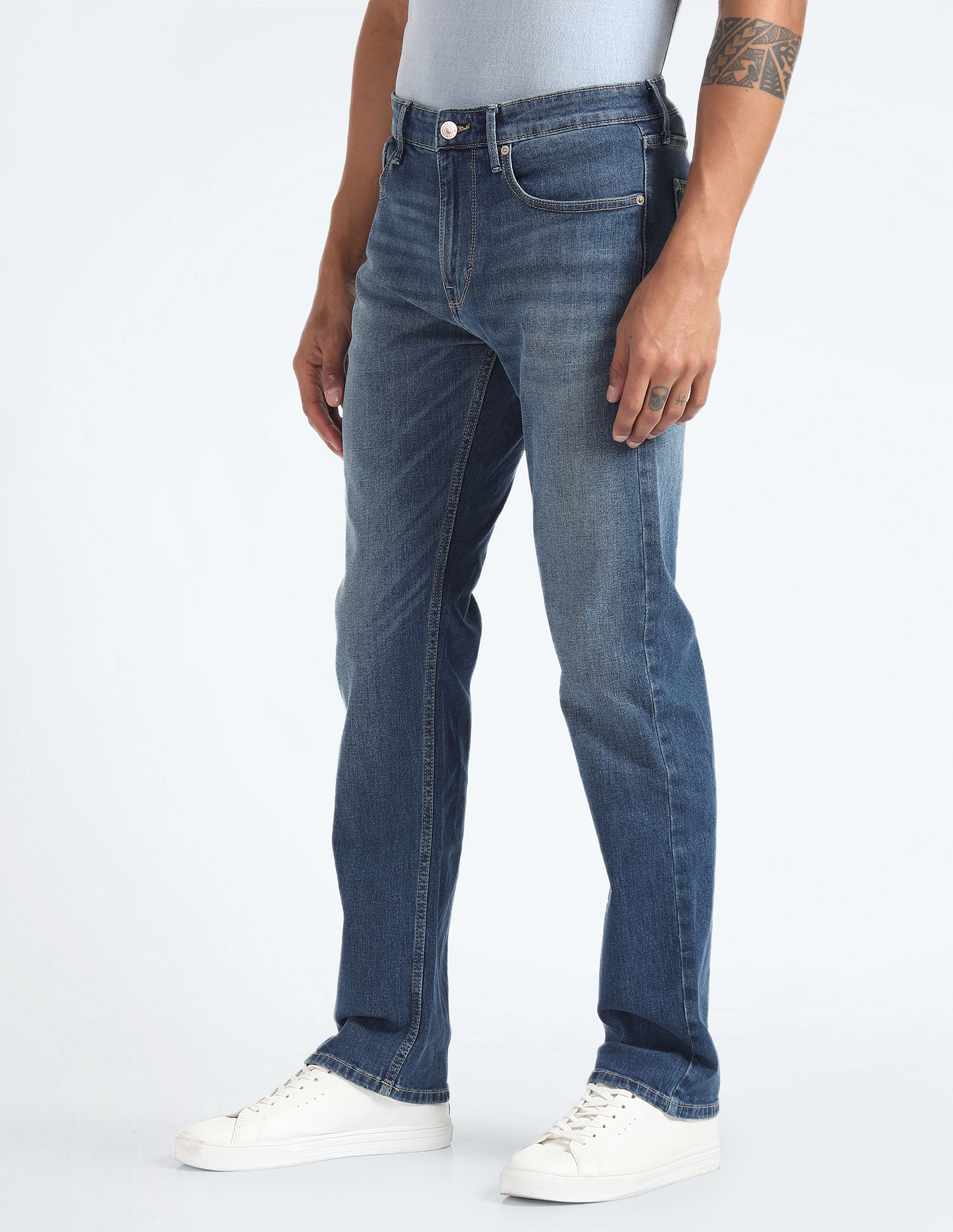 Flying Machine F-Jango Relaxed Straight Fit Jeans