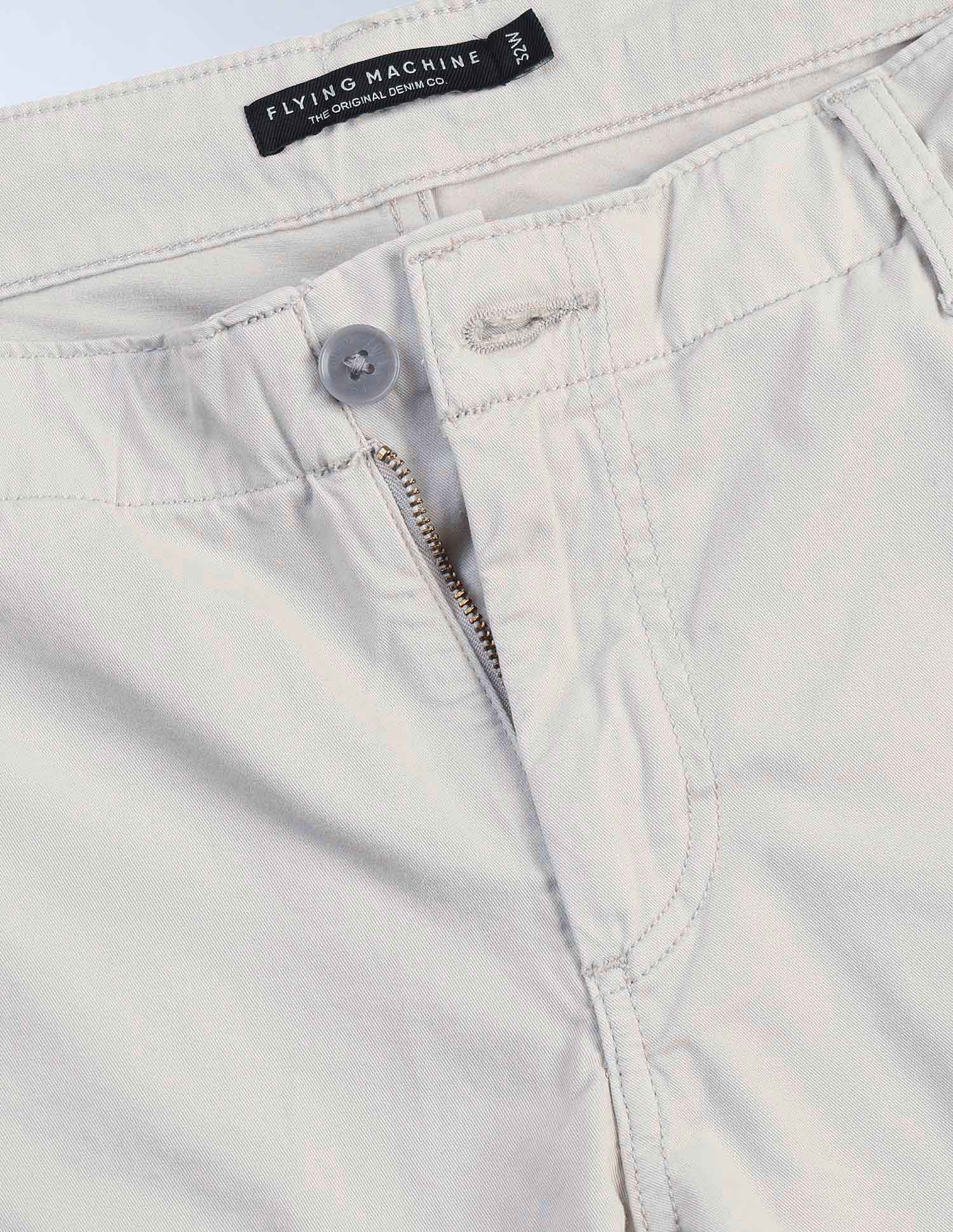 Flying Machine Relaxed Tapered Fit Twill Cargos