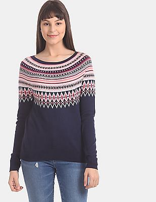 round neck sweater for ladies