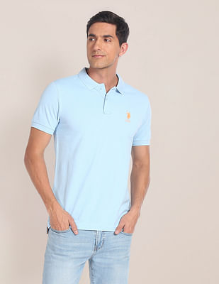 U S Polo Assn Solid Pique Polo Shirt