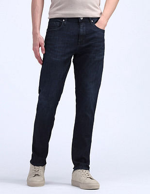 Flying Machine Slash Slim Tapered Fit Jeans