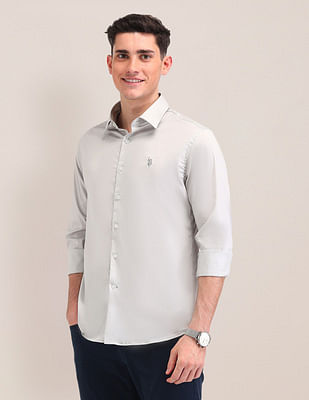 U S Polo Assn Tailored Fit Twill Shirt