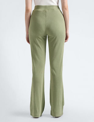 パンツ PLAIN FW25 RIBBED PANTS (3437VB4038 CAFFE) Buy Calvin Klein Washed Ribbed Bootcut Pants - NNNOW.com