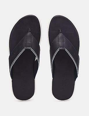 U S Polo Assn Solid V-Strap Non-Skid Evan Flip Flops