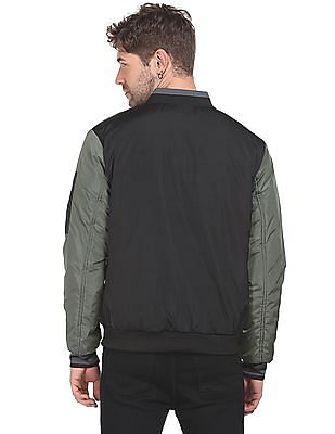 Far northern clearance hybrid bomber jacket