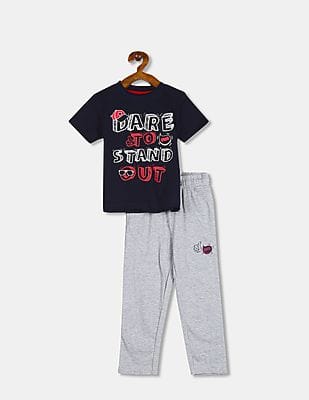 boys navy track pants