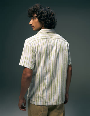 トップス 6096mst Buy Flying Machine Slim Fit Vertical Striped Shirt - NNNOW.com