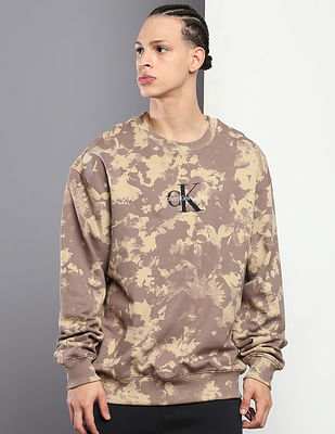 Buy Calvin Klein Jeans Mock Neck Jacquard Sweatshirt - NNNOW.com