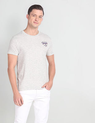 U S Polo Assn Denim Co Heathered Muscle Fit T-Shirt