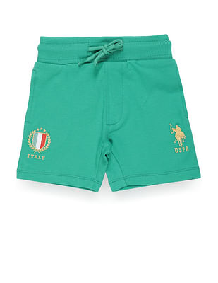 U S Polo Assn Kids Boys Embroidered Shorts