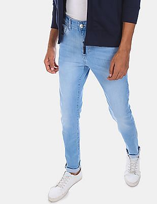 light blue polo jeans
