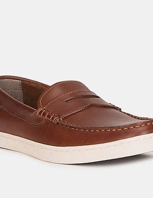 Buy Cole Haan Brown Pinch Weekender Loafers - NNNOW.com display picture 1