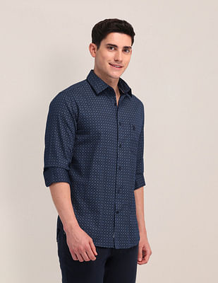 U S Polo Assn Tailored Fit Poplin Shirt