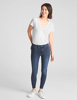 washwell mid rise favorite ankle jeggings