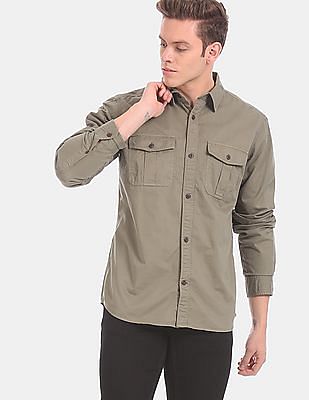gap mens casual shirts