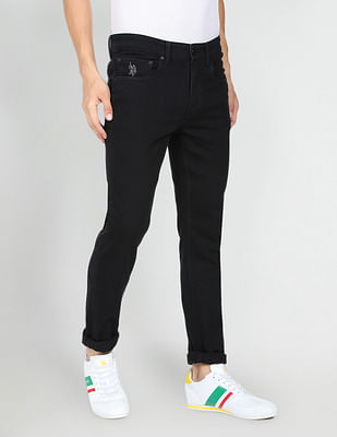 U S Polo Assn Denim Co Regallo Skinny Fit Black Jeans